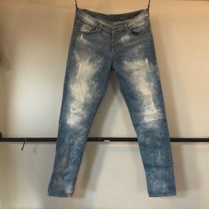 7 for all Mankind acid wash jeans